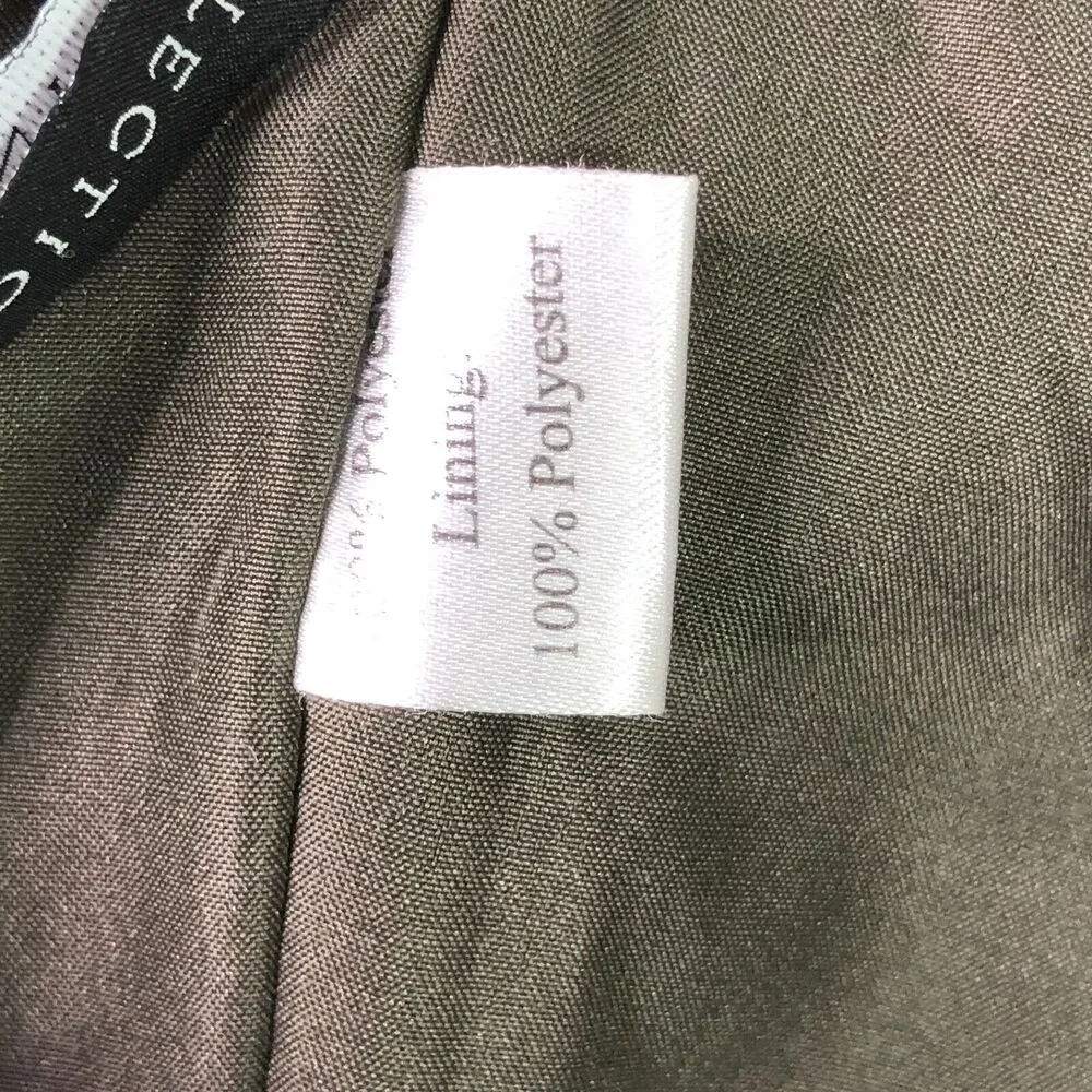 Jenny Yoo Size 2 Bridesmaid Dress Formal Prom Gown Mineral Gray Greenish Organza - Picture 9 of 10